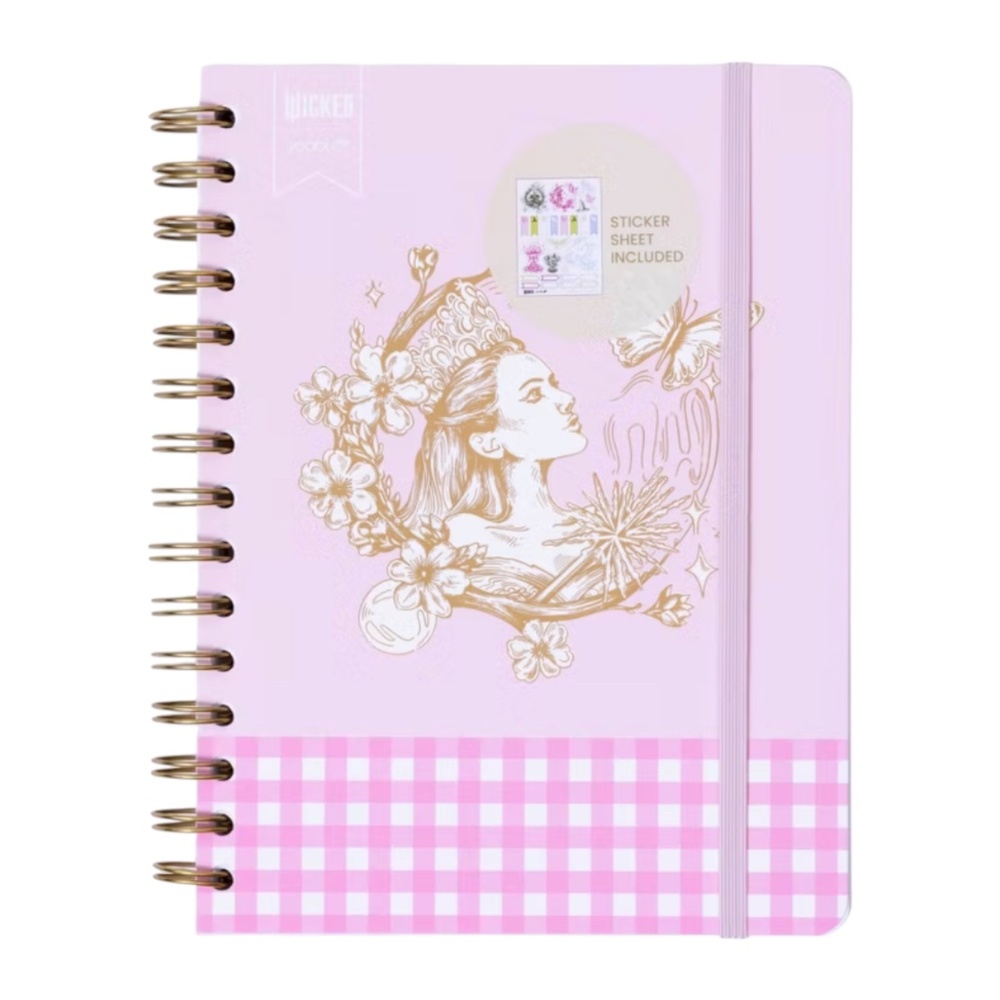 Target X Katie Kime Yoobi Wicked Glinda Spiral Notebook